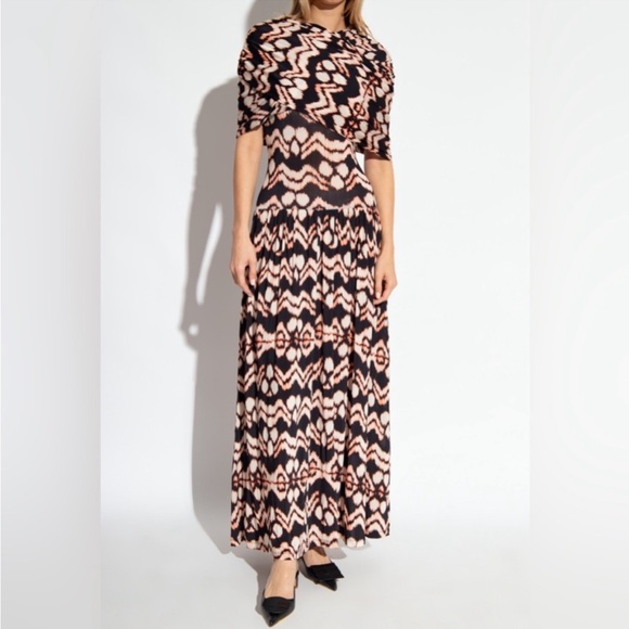 Ulla Johnson Livia Ikat Dress in Obsidian - Picture 4 of 8